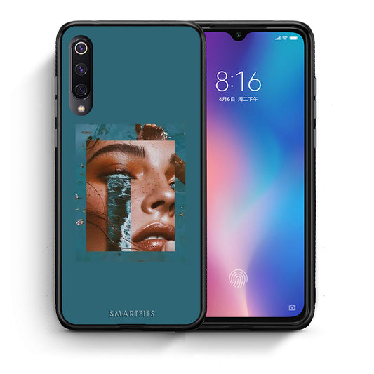 Θήκη Xiaomi Mi 9 Cry An Ocean από τη Smartfits με σχέδιο στο πίσω μέρος και μαύρο περίβλημα | Xiaomi Mi 9 Cry An Ocean case with colorful back and black bezels