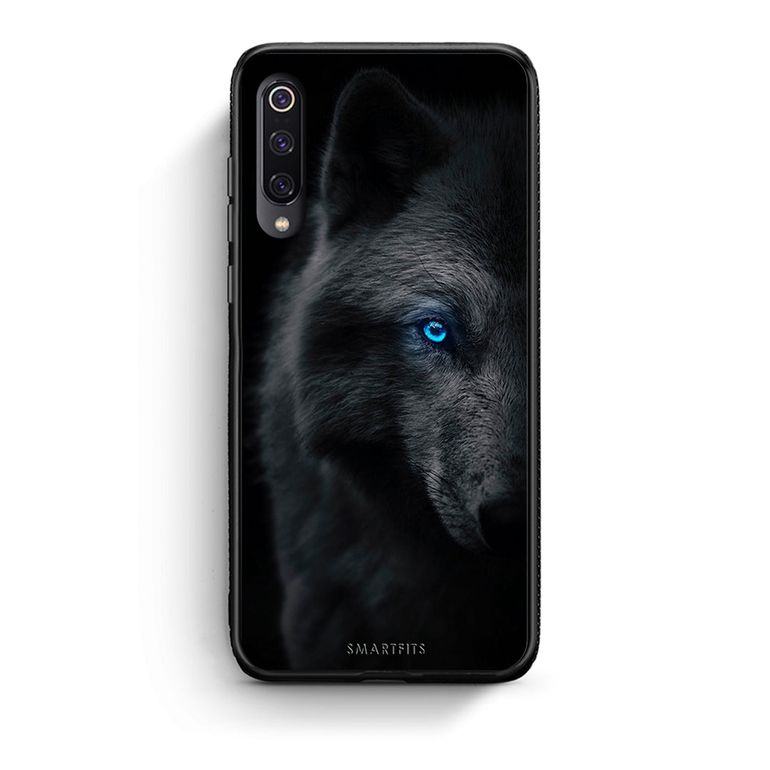 Xiaomi Mi 9 Dark Wolf θήκη από τη Smartfits με σχέδιο στο πίσω μέρος και μαύρο περίβλημα | Smartphone case with colorful back and black bezels by Smartfits