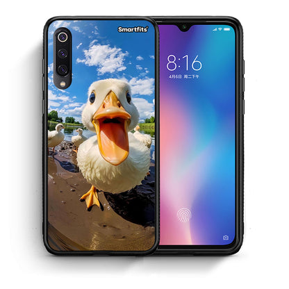 Θήκη Xiaomi Mi 9 Duck Face από τη Smartfits με σχέδιο στο πίσω μέρος και μαύρο περίβλημα | Xiaomi Mi 9 Duck Face case with colorful back and black bezels