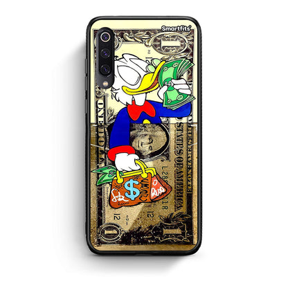 Xiaomi Mi 9 Duck Money Θήκη από τη Smartfits με σχέδιο στο πίσω μέρος και μαύρο περίβλημα | Smartphone case with colorful back and black bezels by Smartfits