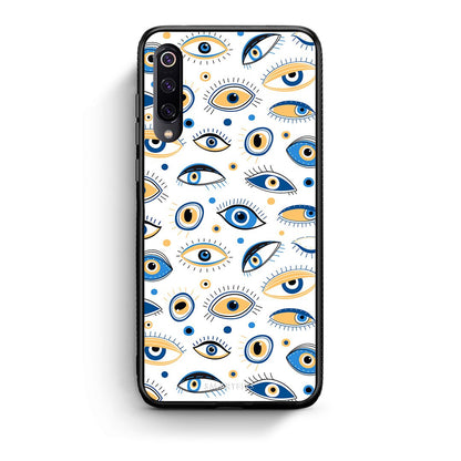 Xiaomi Mi 9 Ftou Ftou θήκη από τη Smartfits με σχέδιο στο πίσω μέρος και μαύρο περίβλημα | Smartphone case with colorful back and black bezels by Smartfits