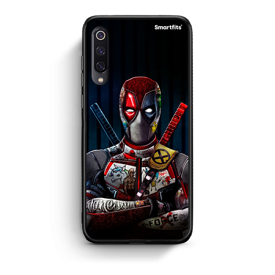 Xiaomi Mi 9 Funny Guy θήκη από τη Smartfits με σχέδιο στο πίσω μέρος και μαύρο περίβλημα | Smartphone case with colorful back and black bezels by Smartfits