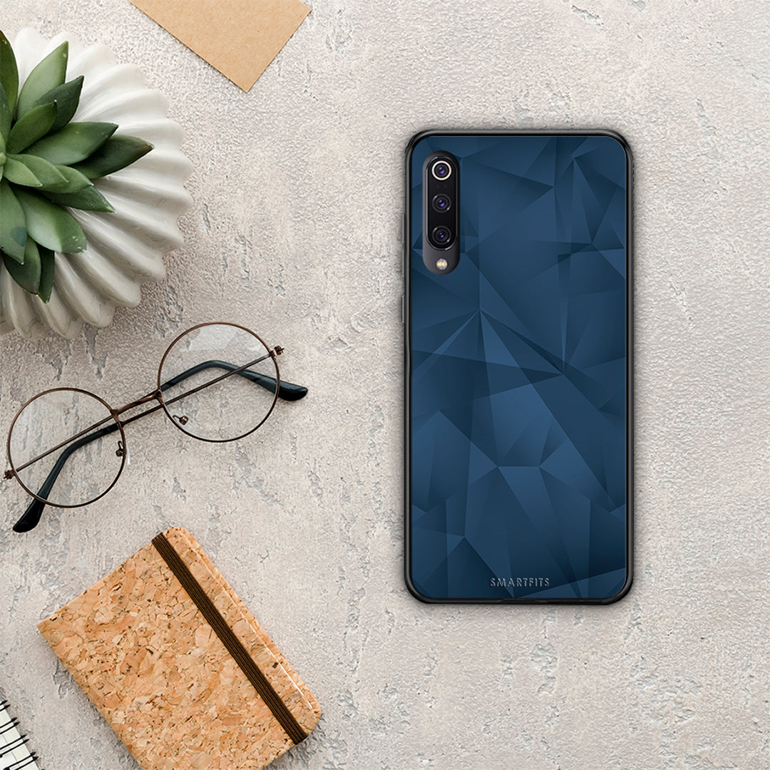 Geometric Blue Abstract - Xiaomi Mi 9 θήκη