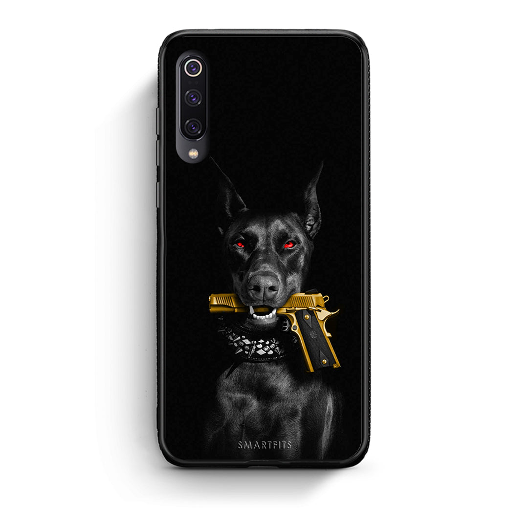 Xiaomi Mi 9 Golden Gun Θήκη Αγίου Βαλεντίνου από τη Smartfits με σχέδιο στο πίσω μέρος και μαύρο περίβλημα | Smartphone case with colorful back and black bezels by Smartfits