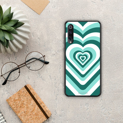 Green Hearts - Xiaomi Mi 9 θήκη