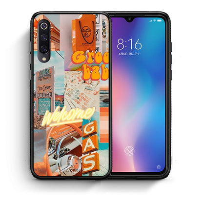 Θήκη Αγίου Βαλεντίνου Xiaomi Mi 9 Groovy Babe από τη Smartfits με σχέδιο στο πίσω μέρος και μαύρο περίβλημα | Xiaomi Mi 9 Groovy Babe case with colorful back and black bezels