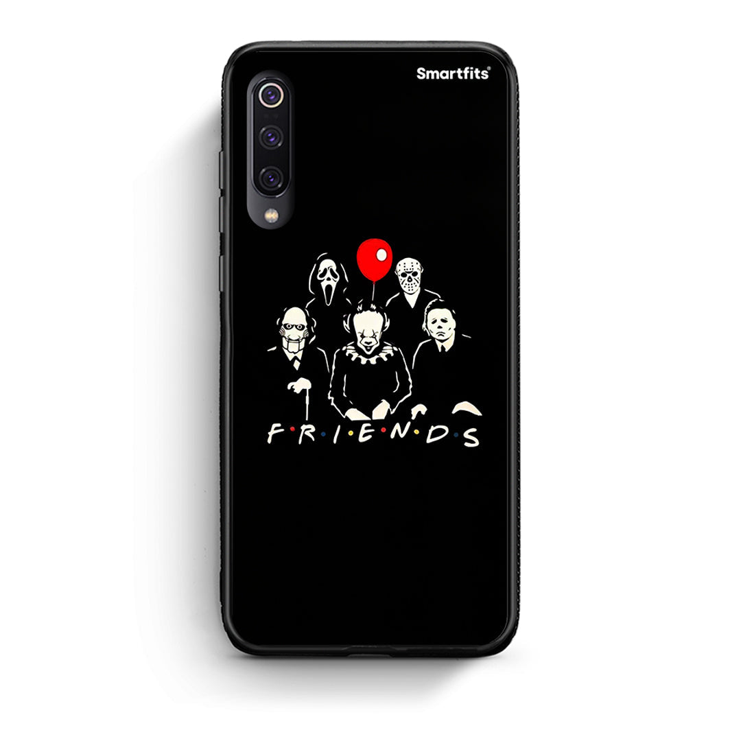 Xiaomi Mi 9 Halloween Friends Θήκη από τη Smartfits με σχέδιο στο πίσω μέρος και μαύρο περίβλημα | Smartphone case with colorful back and black bezels by Smartfits