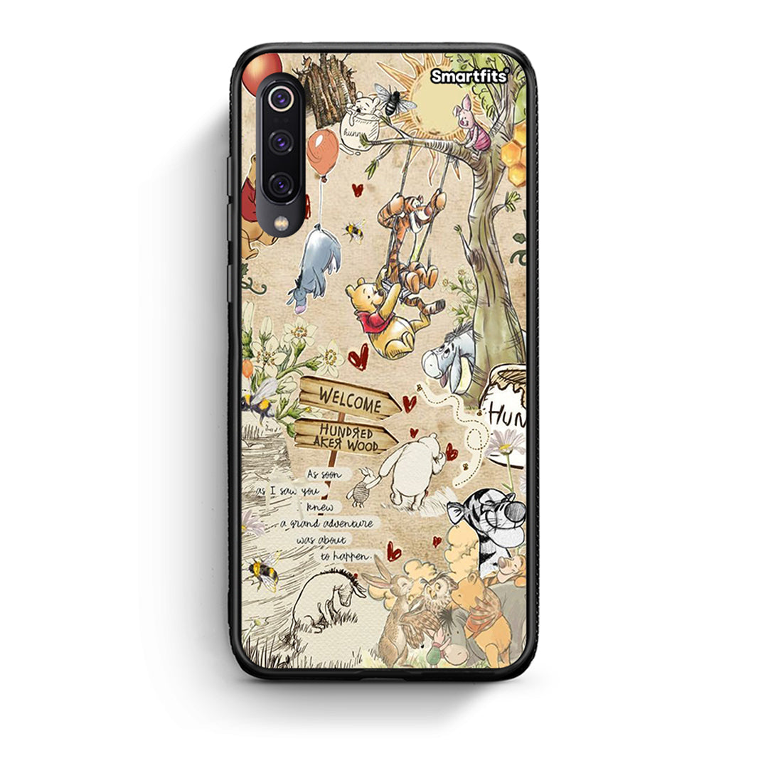 Xiaomi Mi 9 Happy Friends θήκη από τη Smartfits με σχέδιο στο πίσω μέρος και μαύρο περίβλημα | Smartphone case with colorful back and black bezels by Smartfits
