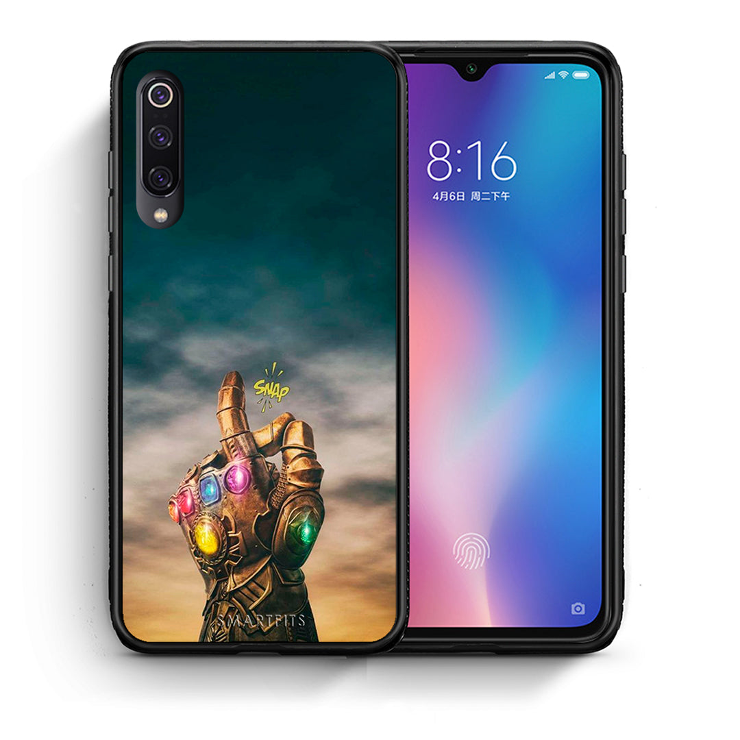 Θήκη Xiaomi Mi 9 Infinity Snap από τη Smartfits με σχέδιο στο πίσω μέρος και μαύρο περίβλημα | Xiaomi Mi 9 Infinity Snap case with colorful back and black bezels