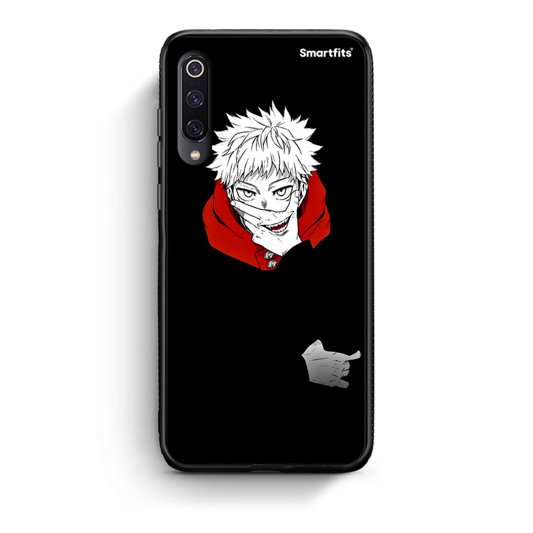Xiaomi Mi 9 Itadori Anime θήκη από τη Smartfits με σχέδιο στο πίσω μέρος και μαύρο περίβλημα | Smartphone case with colorful back and black bezels by Smartfits