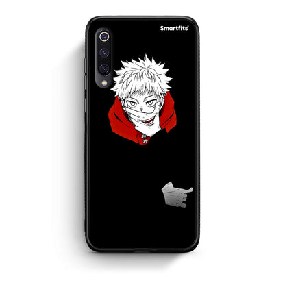 Xiaomi Mi 9 Itadori Anime θήκη από τη Smartfits με σχέδιο στο πίσω μέρος και μαύρο περίβλημα | Smartphone case with colorful back and black bezels by Smartfits