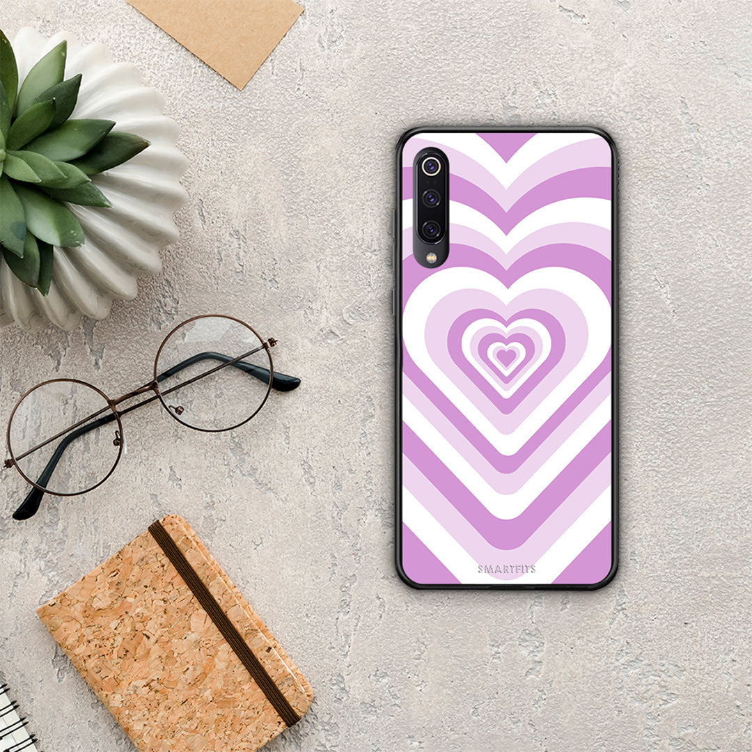 Lilac Hearts - Xiaomi Mi 9 θήκη