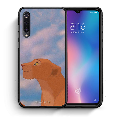 Θήκη Αγίου Βαλεντίνου Xiaomi Mi 9 Lion Love 2 από τη Smartfits με σχέδιο στο πίσω μέρος και μαύρο περίβλημα | Xiaomi Mi 9 Lion Love 2 case with colorful back and black bezels