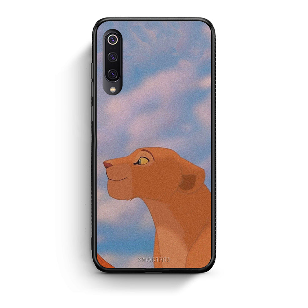 Xiaomi Mi 9 Lion Love 2 Θήκη Αγίου Βαλεντίνου από τη Smartfits με σχέδιο στο πίσω μέρος και μαύρο περίβλημα | Smartphone case with colorful back and black bezels by Smartfits