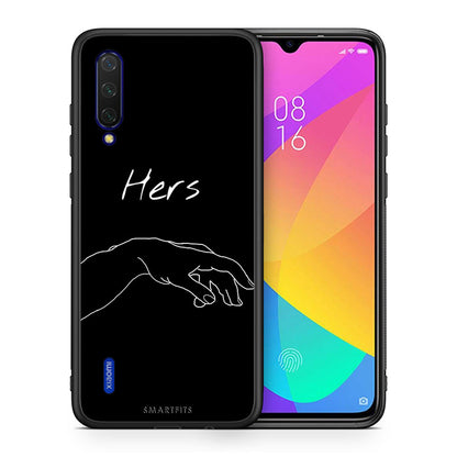 Θήκη Αγίου Βαλεντίνου Xiaomi Mi 9 Lite Aeshetic Love 1 από τη Smartfits με σχέδιο στο πίσω μέρος και μαύρο περίβλημα | Xiaomi Mi 9 Lite Aeshetic Love 1 case with colorful back and black bezels
