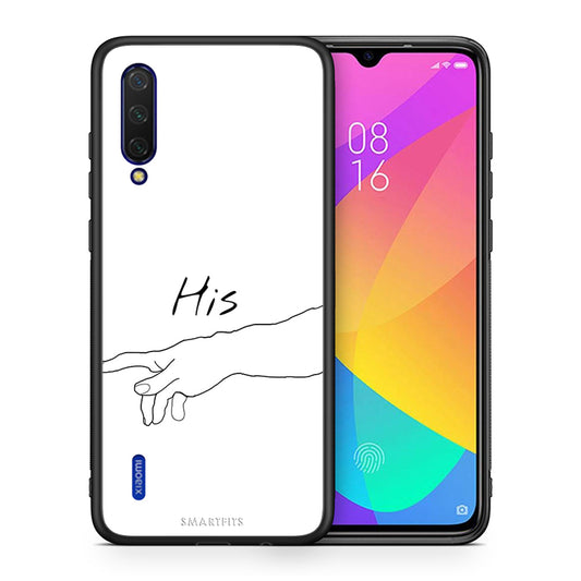 Θήκη Αγίου Βαλεντίνου Xiaomi Mi 9 Lite Aeshetic Love 2 από τη Smartfits με σχέδιο στο πίσω μέρος και μαύρο περίβλημα | Xiaomi Mi 9 Lite Aeshetic Love 2 case with colorful back and black bezels
