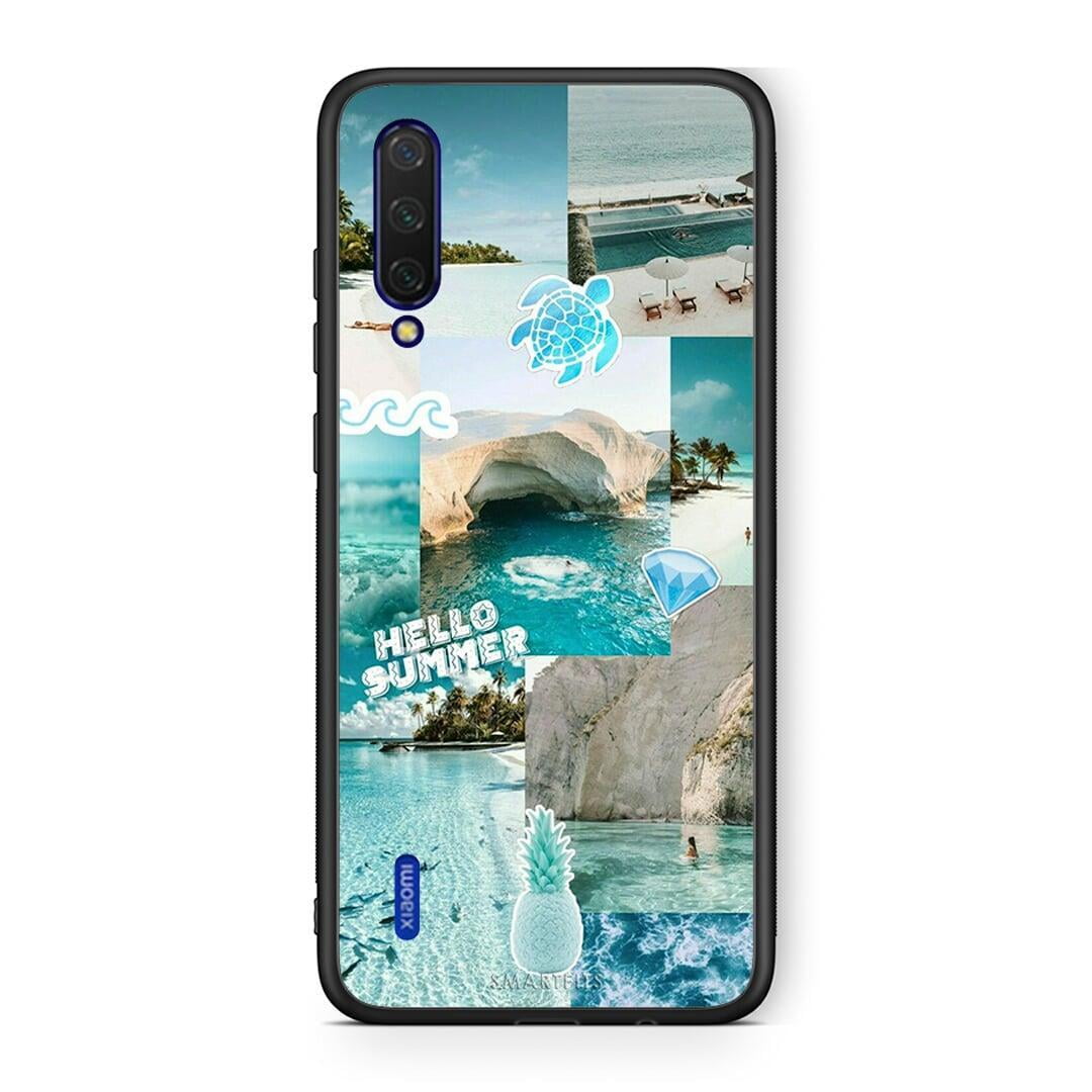 Xiaomi Mi 9 Lite Aesthetic Summer Θήκη από τη Smartfits με σχέδιο στο πίσω μέρος και μαύρο περίβλημα | Smartphone case with colorful back and black bezels by Smartfits