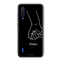 Thumbnail for Xiaomi Mi 9 Lite Always & Forever 1 Θήκη Αγίου Βαλεντίνου από τη Smartfits με σχέδιο στο πίσω μέρος και μαύρο περίβλημα | Smartphone case with colorful back and black bezels by Smartfits