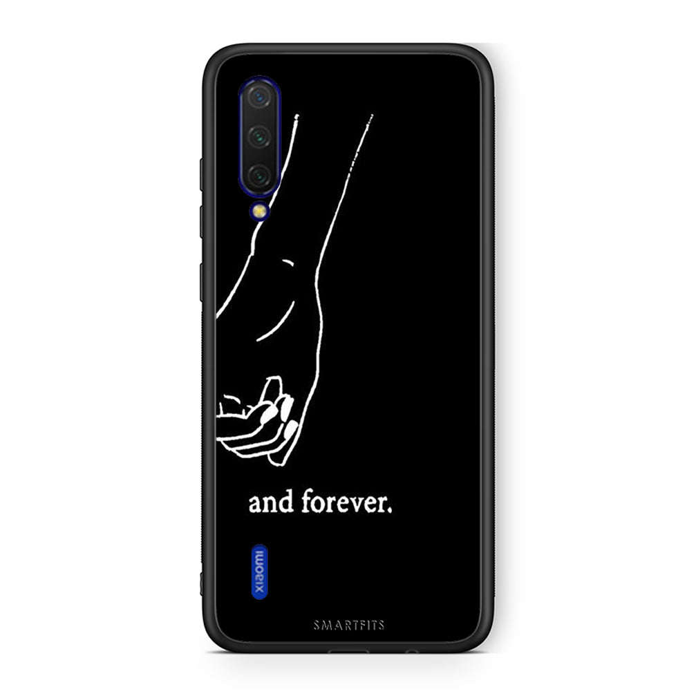 Xiaomi Mi 9 Lite Always & Forever 2 Θήκη Αγίου Βαλεντίνου από τη Smartfits με σχέδιο στο πίσω μέρος και μαύρο περίβλημα | Smartphone case with colorful back and black bezels by Smartfits
