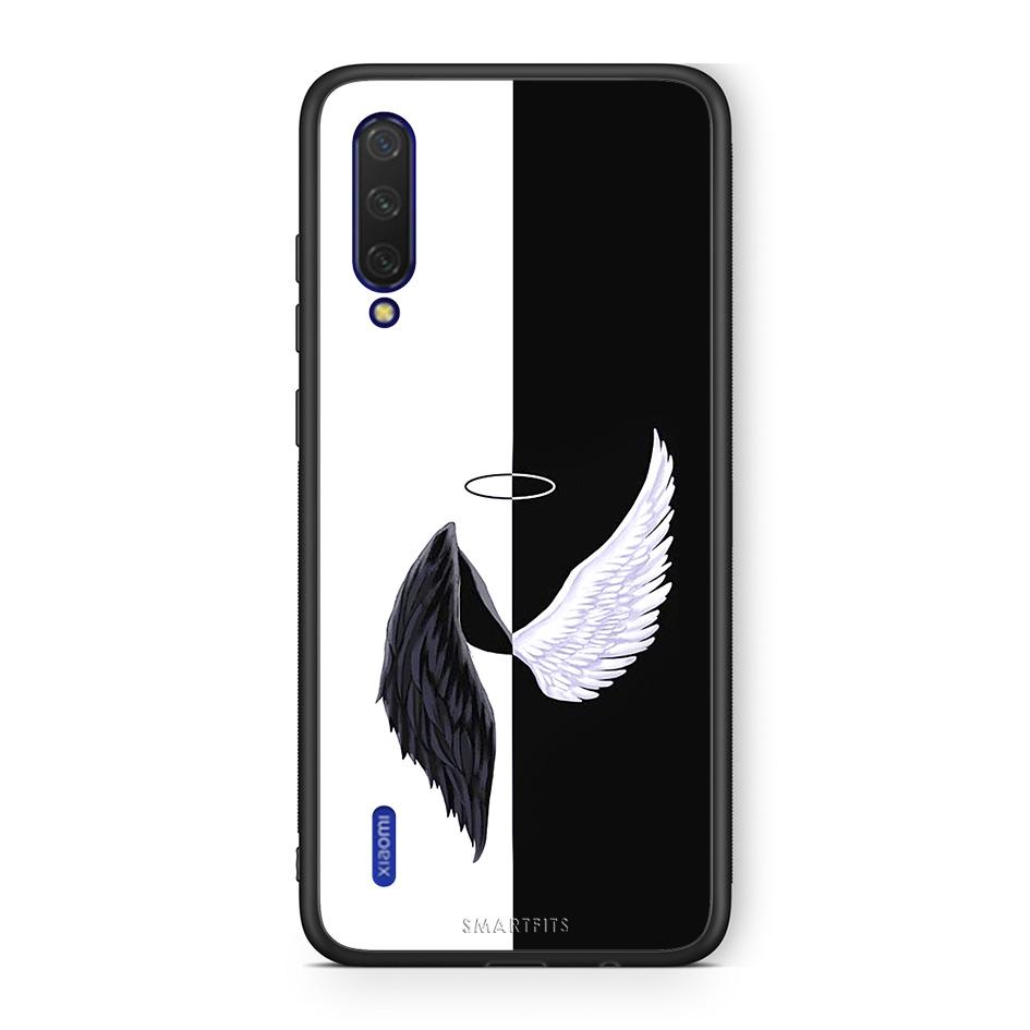 Xiaomi Mi 9 Lite Angels Demons θήκη από τη Smartfits με σχέδιο στο πίσω μέρος και μαύρο περίβλημα | Smartphone case with colorful back and black bezels by Smartfits