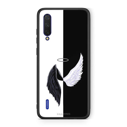 Xiaomi Mi 9 Lite Angels Demons θήκη από τη Smartfits με σχέδιο στο πίσω μέρος και μαύρο περίβλημα | Smartphone case with colorful back and black bezels by Smartfits