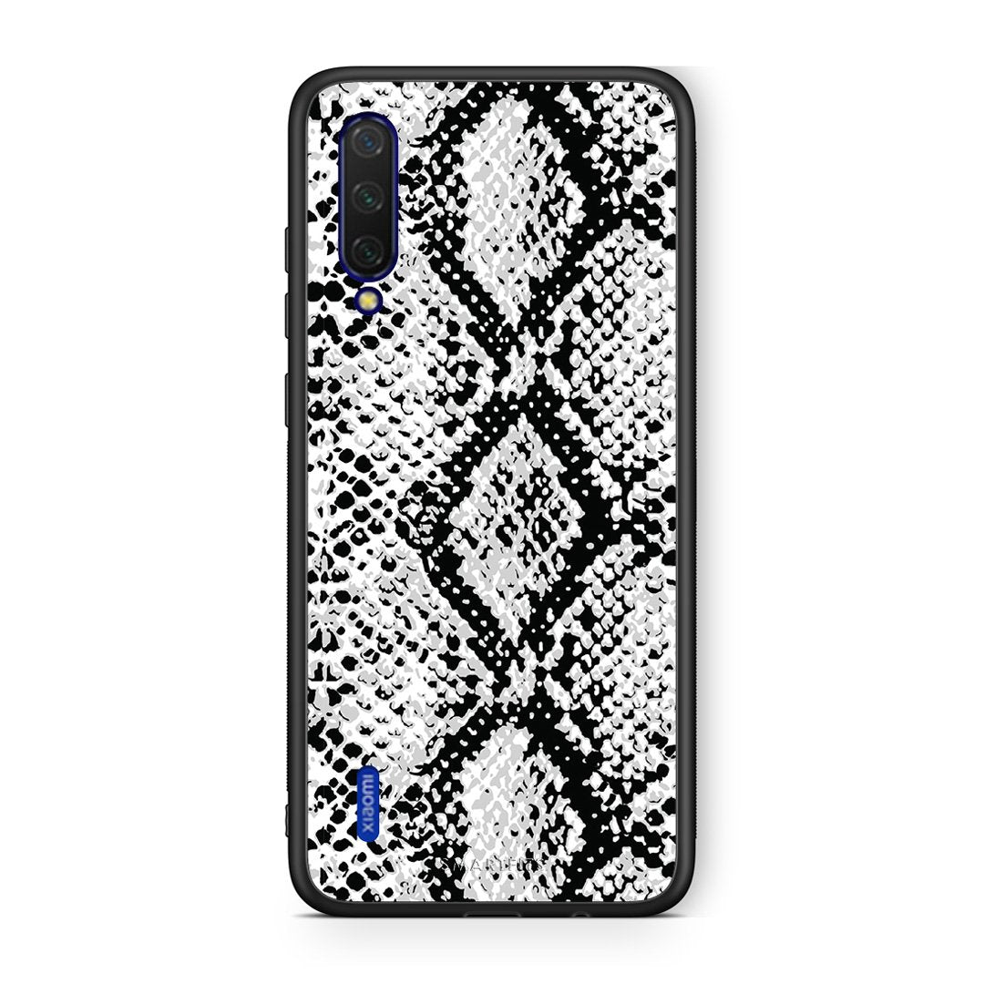24 - Xiaomi Mi 9 Lite  White Snake Animal case, cover, bumper