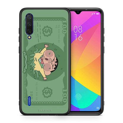 Θήκη Αγίου Βαλεντίνου Xiaomi Mi 9 Lite Big Money από τη Smartfits με σχέδιο στο πίσω μέρος και μαύρο περίβλημα | Xiaomi Mi 9 Lite Big Money case with colorful back and black bezels