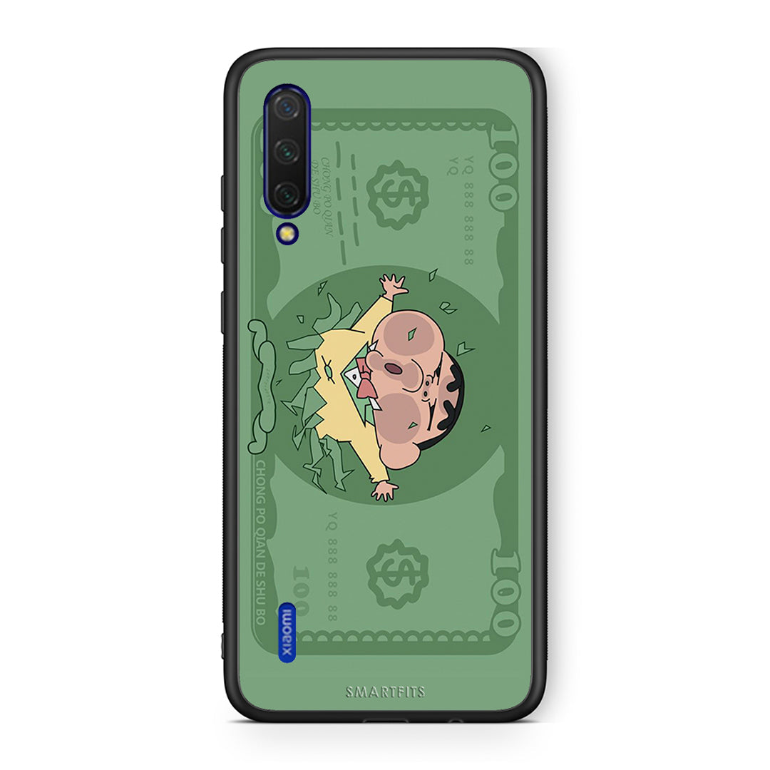 Xiaomi Mi 9 Lite Big Money Θήκη Αγίου Βαλεντίνου από τη Smartfits με σχέδιο στο πίσω μέρος και μαύρο περίβλημα | Smartphone case with colorful back and black bezels by Smartfits