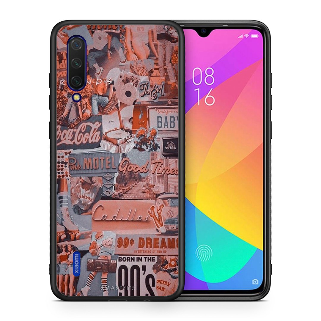 Θήκη Xiaomi Mi 9 Lite Born In 90s από τη Smartfits με σχέδιο στο πίσω μέρος και μαύρο περίβλημα | Xiaomi Mi 9 Lite Born In 90s case with colorful back and black bezels