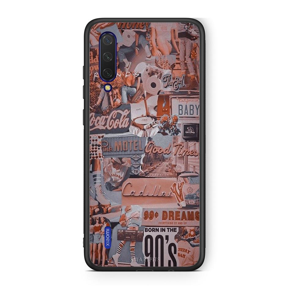 Xiaomi Mi 9 Lite Born In 90s θήκη από τη Smartfits με σχέδιο στο πίσω μέρος και μαύρο περίβλημα | Smartphone case with colorful back and black bezels by Smartfits