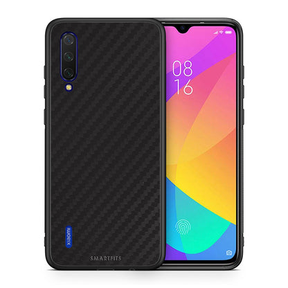 Θήκη Xiaomi Mi 9 Lite Carbon Black από τη Smartfits με σχέδιο στο πίσω μέρος και μαύρο περίβλημα | Xiaomi Mi 9 Lite Carbon Black case with colorful back and black bezels