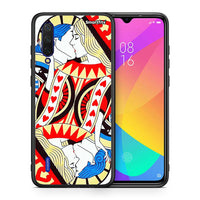 Thumbnail for Θήκη Xiaomi Mi 9 Lite Card Love από τη Smartfits με σχέδιο στο πίσω μέρος και μαύρο περίβλημα | Xiaomi Mi 9 Lite Card Love case with colorful back and black bezels