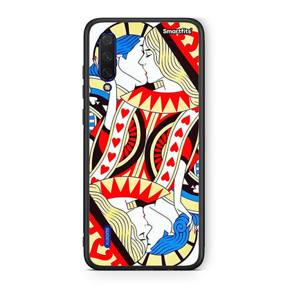 Xiaomi Mi 9 Lite Card Love θήκη από τη Smartfits με σχέδιο στο πίσω μέρος και μαύρο περίβλημα | Smartphone case with colorful back and black bezels by Smartfits
