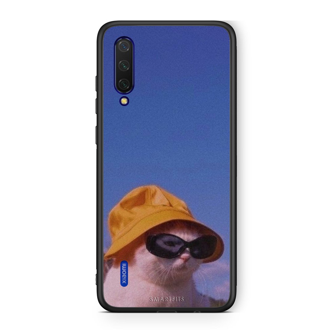 Xiaomi Mi 9 Lite Cat Diva θήκη από τη Smartfits με σχέδιο στο πίσω μέρος και μαύρο περίβλημα | Smartphone case with colorful back and black bezels by Smartfits