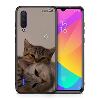 Thumbnail for Θήκη Xiaomi Mi 9 Lite Cats In Love από τη Smartfits με σχέδιο στο πίσω μέρος και μαύρο περίβλημα | Xiaomi Mi 9 Lite Cats In Love case with colorful back and black bezels