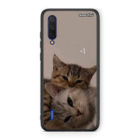 Thumbnail for Xiaomi Mi 9 Lite Cats In Love Θήκη από τη Smartfits με σχέδιο στο πίσω μέρος και μαύρο περίβλημα | Smartphone case with colorful back and black bezels by Smartfits