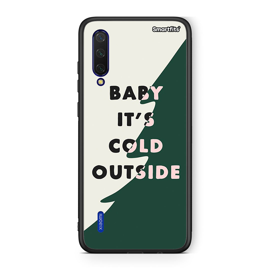 Xiaomi Mi 9 Lite Cold Outside θήκη από τη Smartfits με σχέδιο στο πίσω μέρος και μαύρο περίβλημα | Smartphone case with colorful back and black bezels by Smartfits