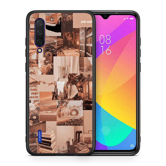 Θήκη Αγίου Βαλεντίνου Xiaomi Mi 9 Lite Collage You Can από τη Smartfits με σχέδιο στο πίσω μέρος και μαύρο περίβλημα | Xiaomi Mi 9 Lite Collage You Can case with colorful back and black bezels