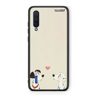 Thumbnail for Xiaomi Mi 9 Lite Dalmatians Love θήκη από τη Smartfits με σχέδιο στο πίσω μέρος και μαύρο περίβλημα | Smartphone case with colorful back and black bezels by Smartfits