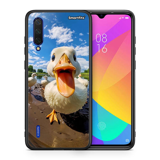 Θήκη Xiaomi Mi 9 Lite Duck Face από τη Smartfits με σχέδιο στο πίσω μέρος και μαύρο περίβλημα | Xiaomi Mi 9 Lite Duck Face case with colorful back and black bezels