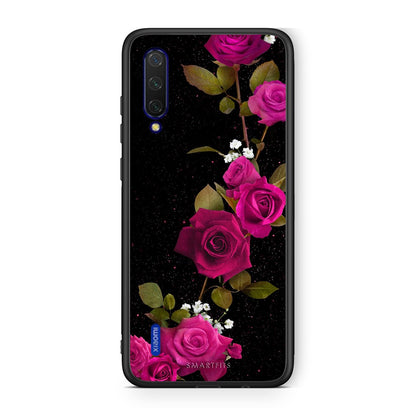 4 - Xiaomi Mi 9 Lite Red Roses Flower case, cover, bumper