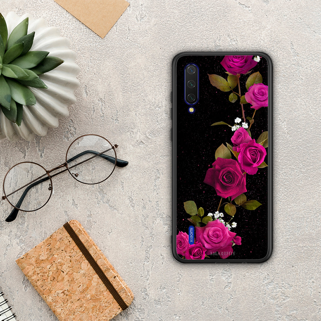 Flower Red Roses - Xiaomi Mi 9 Lite θήκη