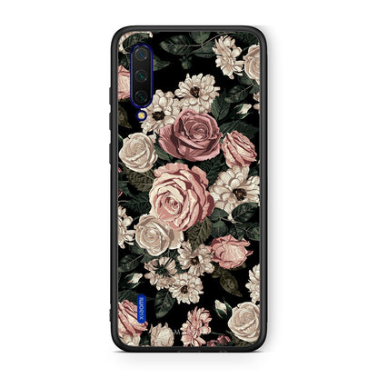4 - Xiaomi Mi 9 Lite Wild Roses Flower case, cover, bumper