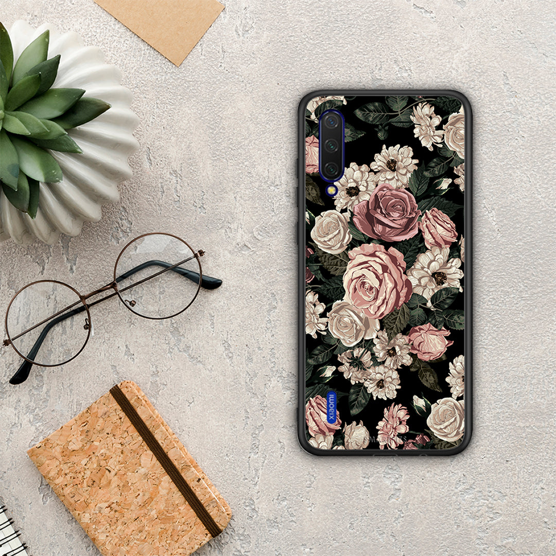 Flower Wild Roses - Xiaomi Mi 9 Lite θήκη