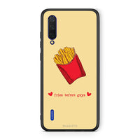 Thumbnail for Xiaomi Mi 9 Lite Fries Before Guys Θήκη Αγίου Βαλεντίνου από τη Smartfits με σχέδιο στο πίσω μέρος και μαύρο περίβλημα | Smartphone case with colorful back and black bezels by Smartfits