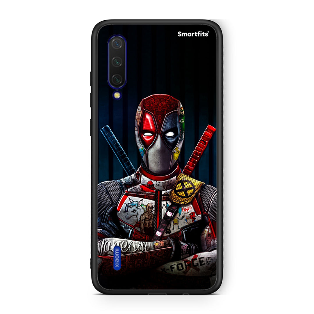 Xiaomi Mi 9 Lite Funny Guy θήκη από τη Smartfits με σχέδιο στο πίσω μέρος και μαύρο περίβλημα | Smartphone case with colorful back and black bezels by Smartfits