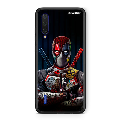 Xiaomi Mi 9 Lite Funny Guy θήκη από τη Smartfits με σχέδιο στο πίσω μέρος και μαύρο περίβλημα | Smartphone case with colorful back and black bezels by Smartfits