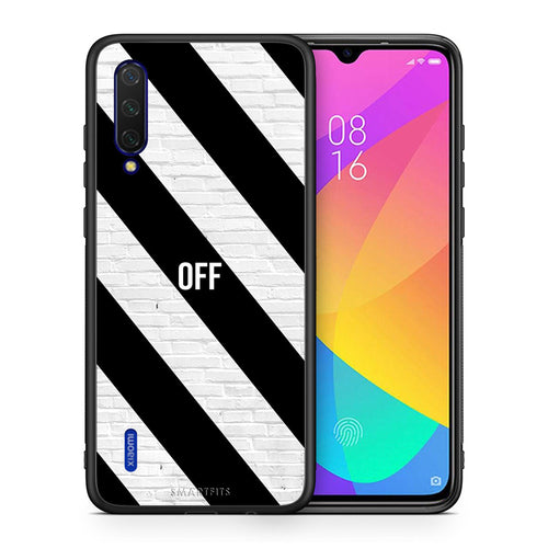 Θήκη Xiaomi Mi 9 Lite Get Off από τη Smartfits με σχέδιο στο πίσω μέρος και μαύρο περίβλημα | Xiaomi Mi 9 Lite Get Off case with colorful back and black bezels
