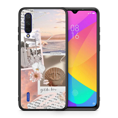 Θήκη Αγίου Βαλεντίνου Xiaomi Mi 9 Lite Golden Hour από τη Smartfits με σχέδιο στο πίσω μέρος και μαύρο περίβλημα | Xiaomi Mi 9 Lite Golden Hour case with colorful back and black bezels