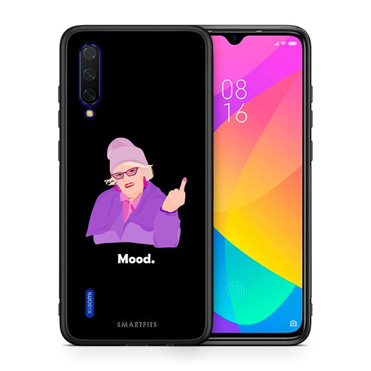 Θήκη Xiaomi Mi 9 Lite Grandma Mood Black από τη Smartfits με σχέδιο στο πίσω μέρος και μαύρο περίβλημα | Xiaomi Mi 9 Lite Grandma Mood Black case with colorful back and black bezels